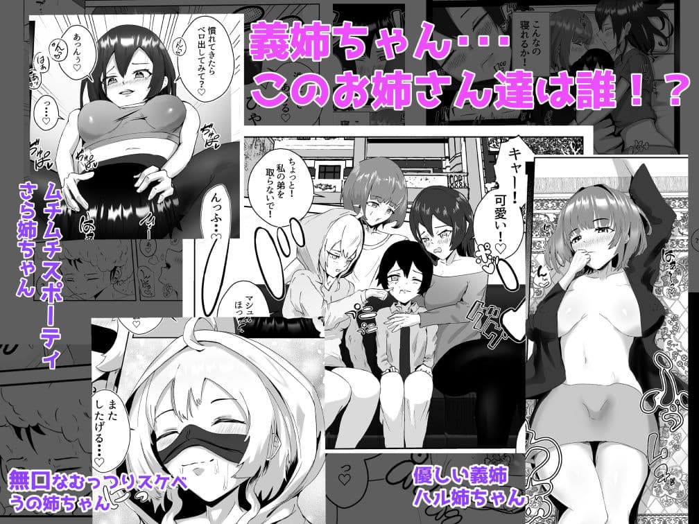 姉宅ハーレム_お姉ちゃんに会いに来ただけなのに・・・ サンプル 1