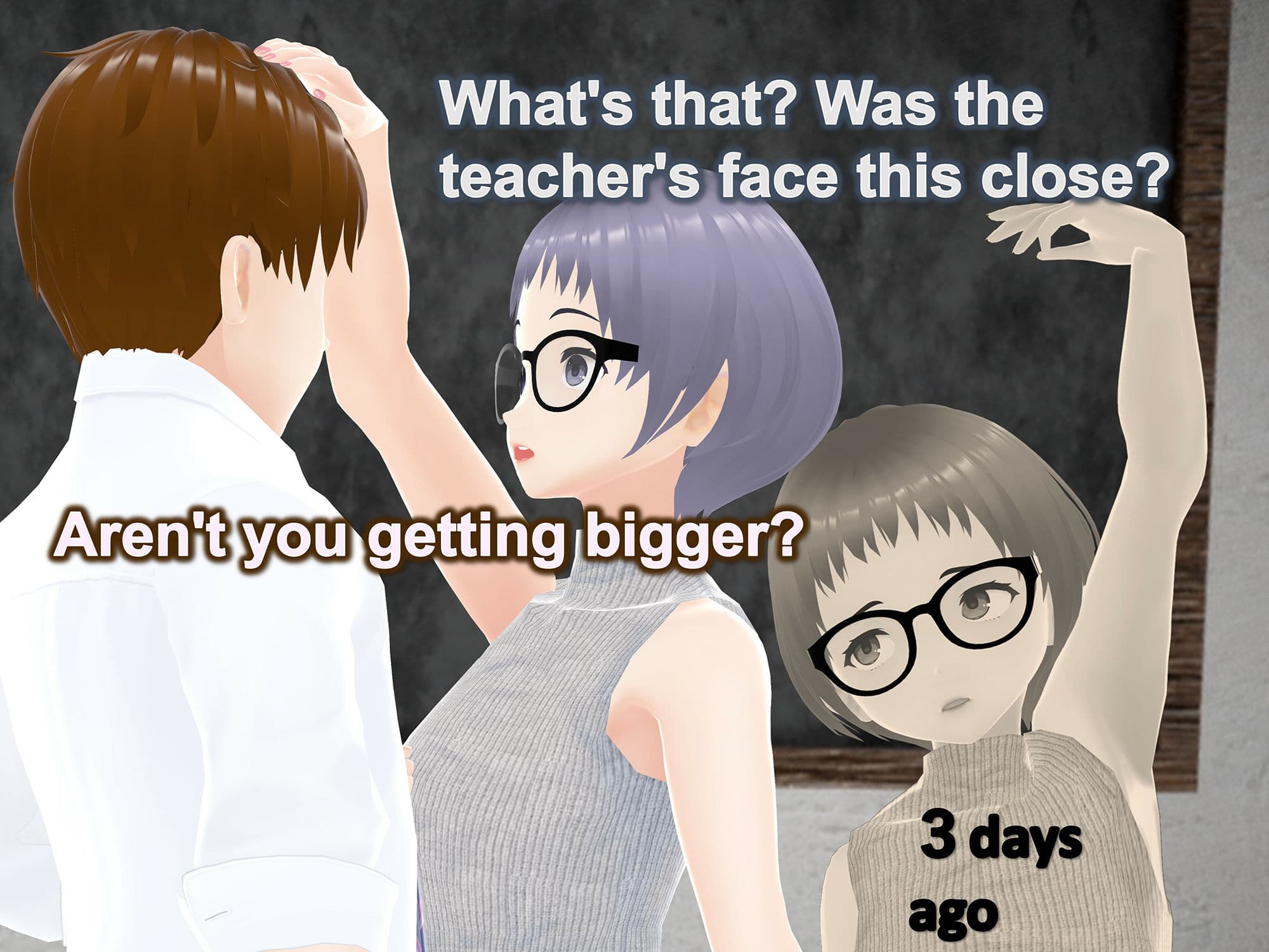 Outgrowing only girls, Overtake boys, Growth sound in the history club サンプル 4