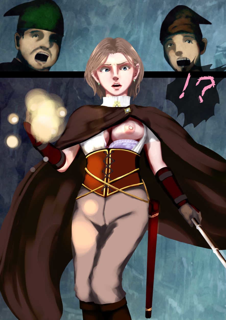 性霊の棲まう地―見えざる影に狙われた巨乳精霊使いとうら若き巫女の肉体― サンプル 1