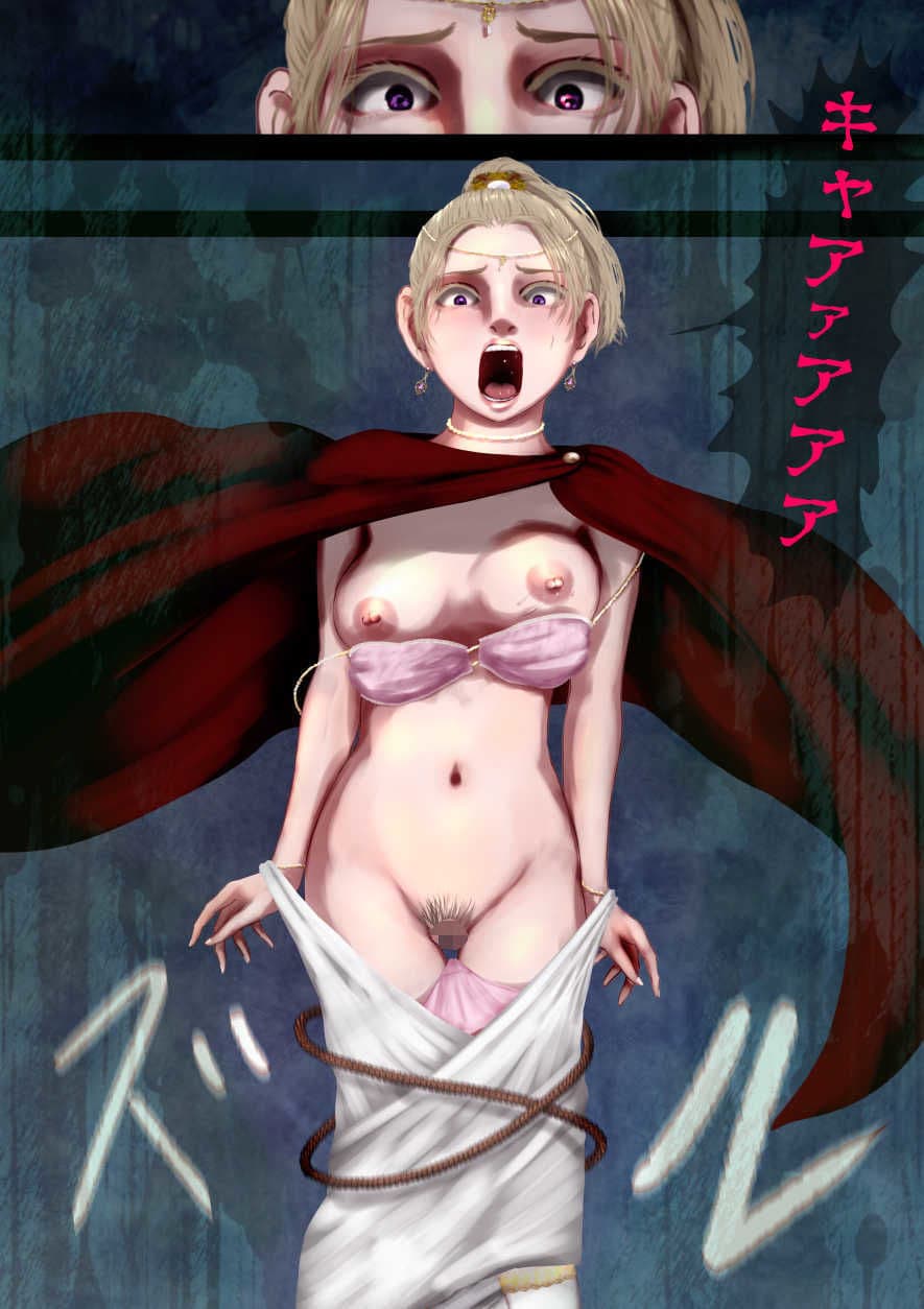 性霊の棲まう地―見えざる影に狙われた巨乳精霊使いとうら若き巫女の肉体― サンプル 3