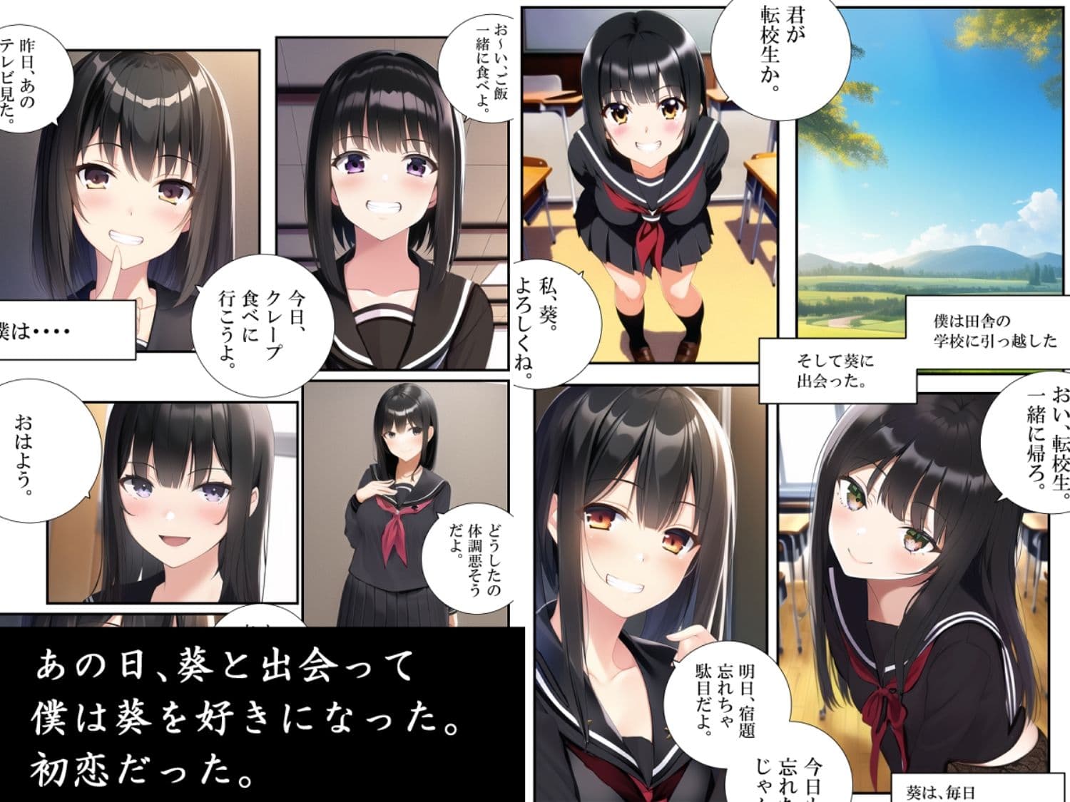 【初恋NTR】僕と葵の青春。彼女の暴かれた秘密。 サンプル 1