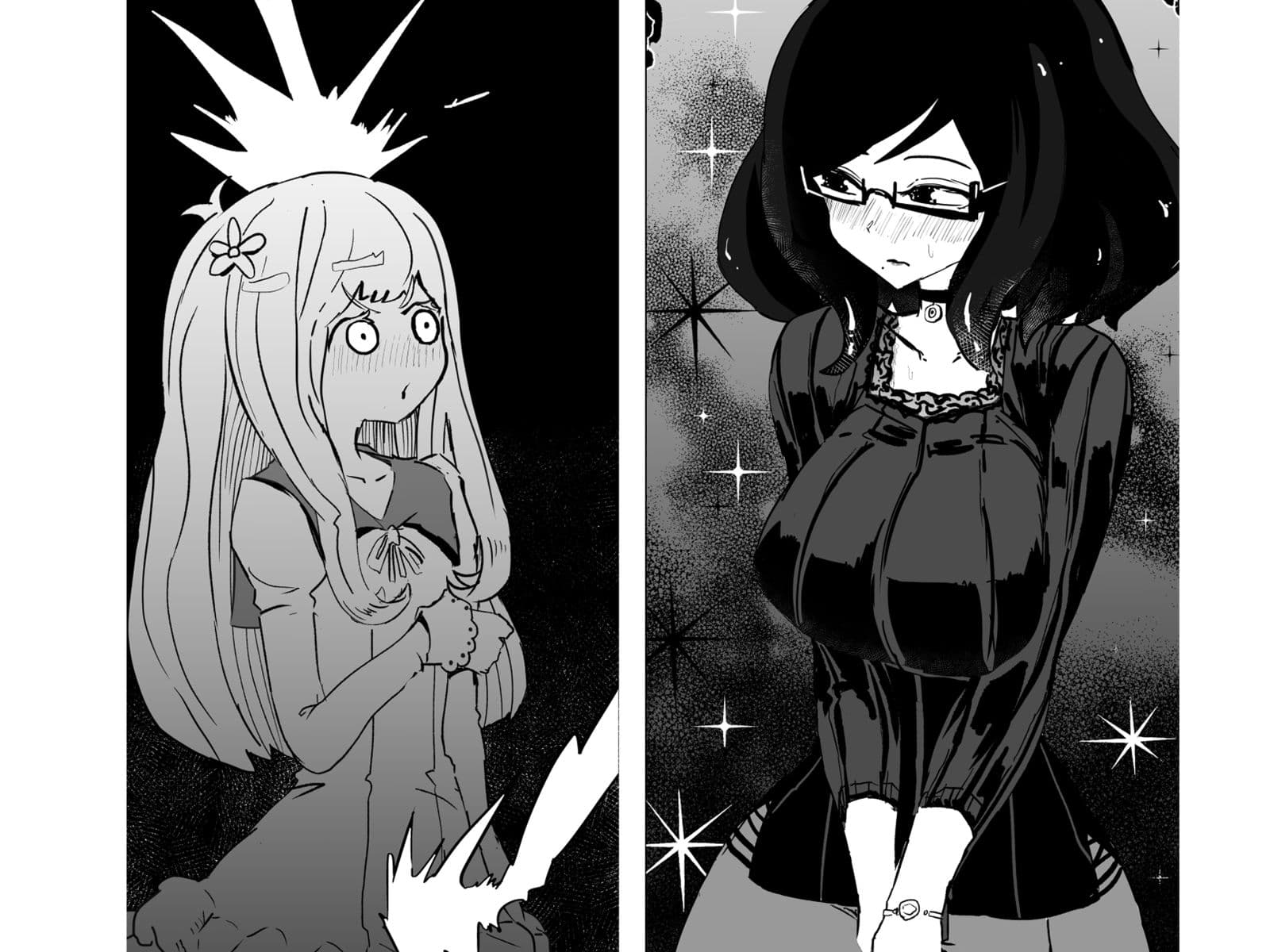 女装巨根童貞対むっつりむっちりおねえたま サンプル 10