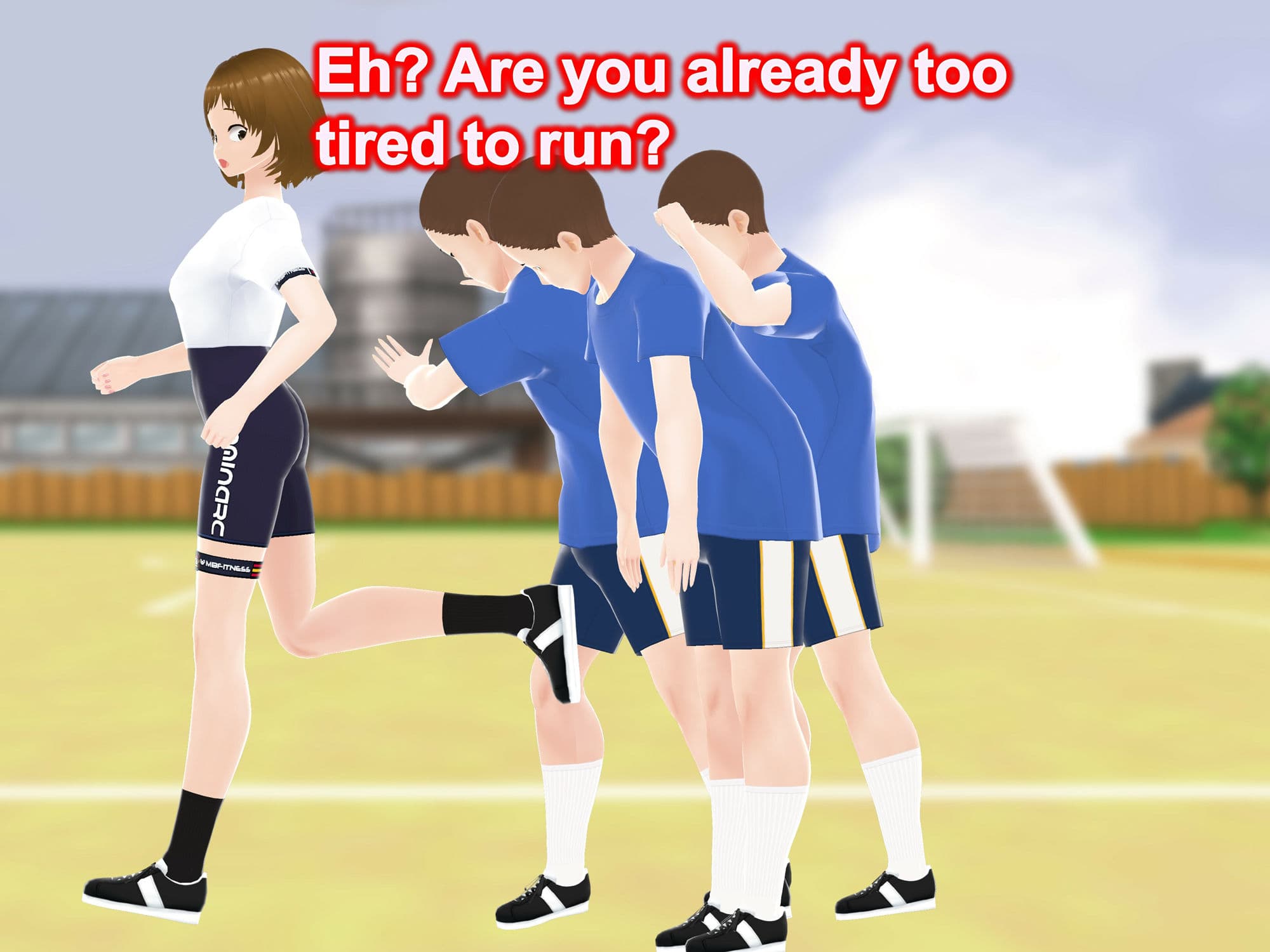 Outgrowing only girls， Overtake boys， Growth sound in the soccer サンプル 4