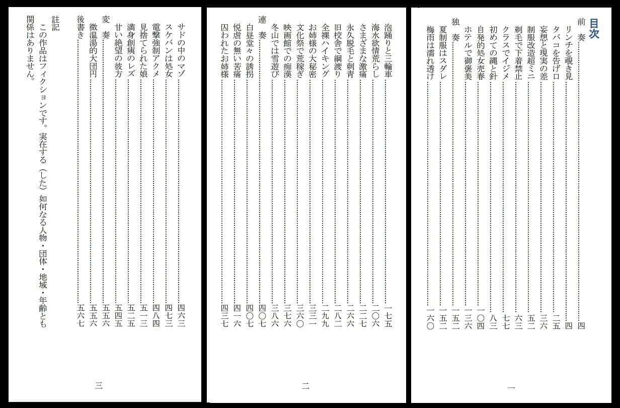 悦虐へのエチュード〜リンチをねだる未通（おぼこ）マゾ サンプル 1