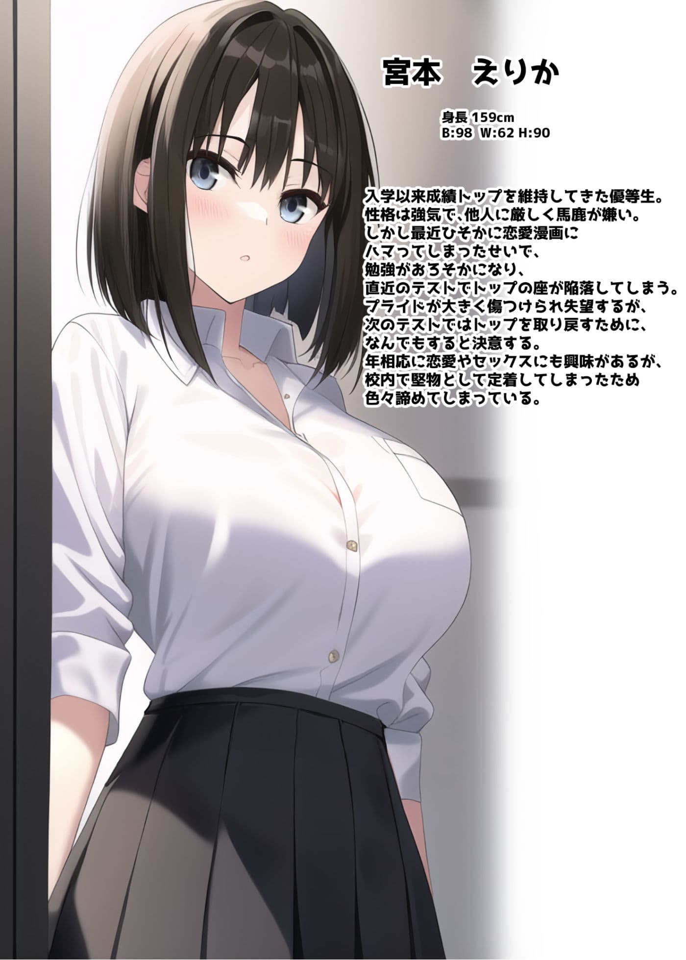 生意気で巨乳な優等生ちゃんが快楽オナホ堕ちする話 サンプル 1