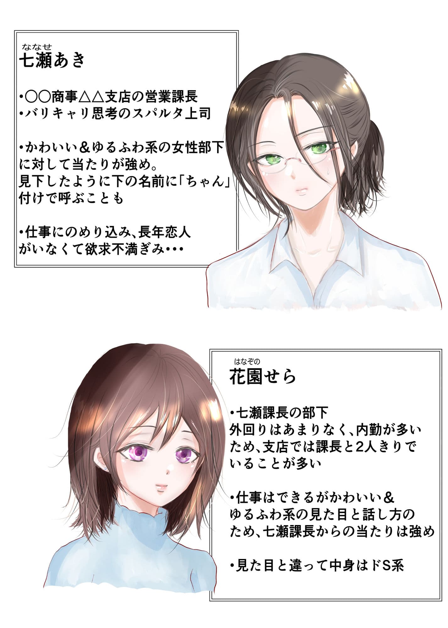 プライドの高い女性上司が女性部下に毎日命令される話 サンプル 1