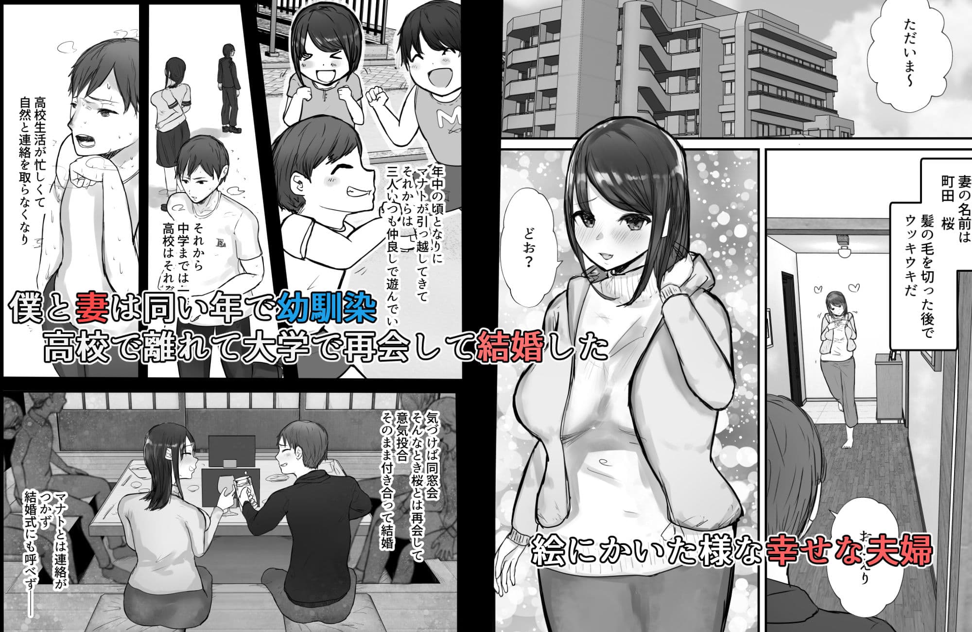 妻は僕が酔い潰れてる間に サンプル 1