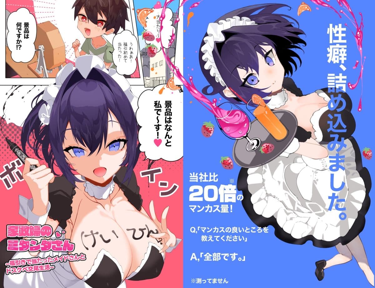 家政婦のミタンダさん〜福引きで当たったメイドさんとドスケベ交尾生活〜 サンプル 1