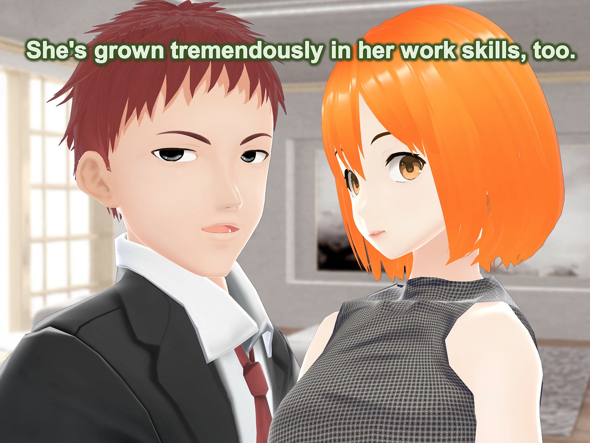 Outgrowing only girls， Overtake boys， Growth sound in secretary サンプル 3