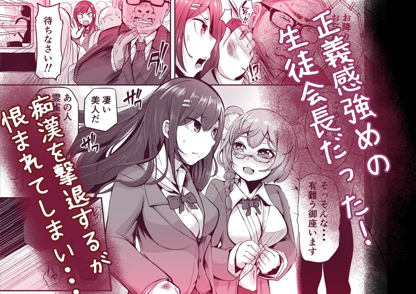 電車痴●_正義感強つよつよ優等生に復讐編 サンプル 2