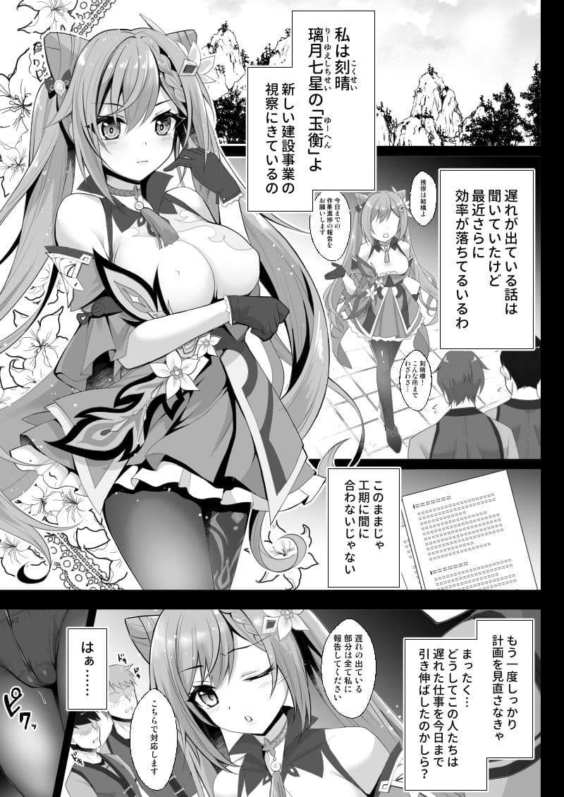 刻晴の穴×穴性症候群〜セックスシンドローム〜 サンプル 1