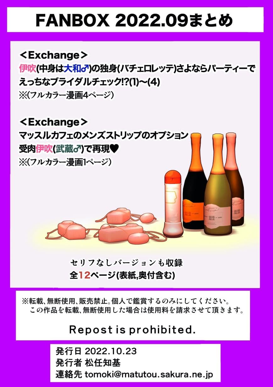 FANBOX2022.09まとめ(日本語/英語) FANBOX_September 2022 Summary(Japanese/English) サンプル 3