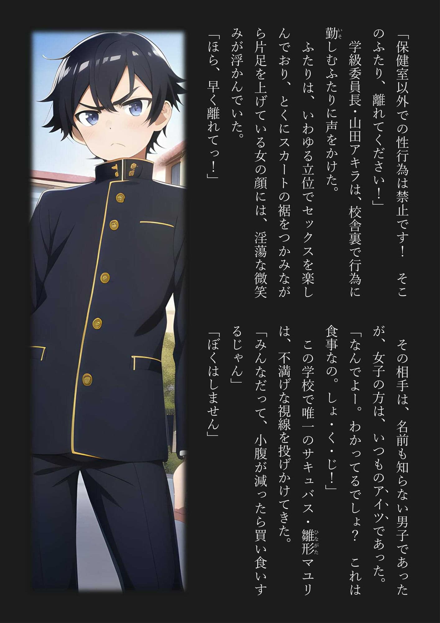 女体化サキュバス委員長 クラスの男子全員がぼくのゴハン サンプル 2