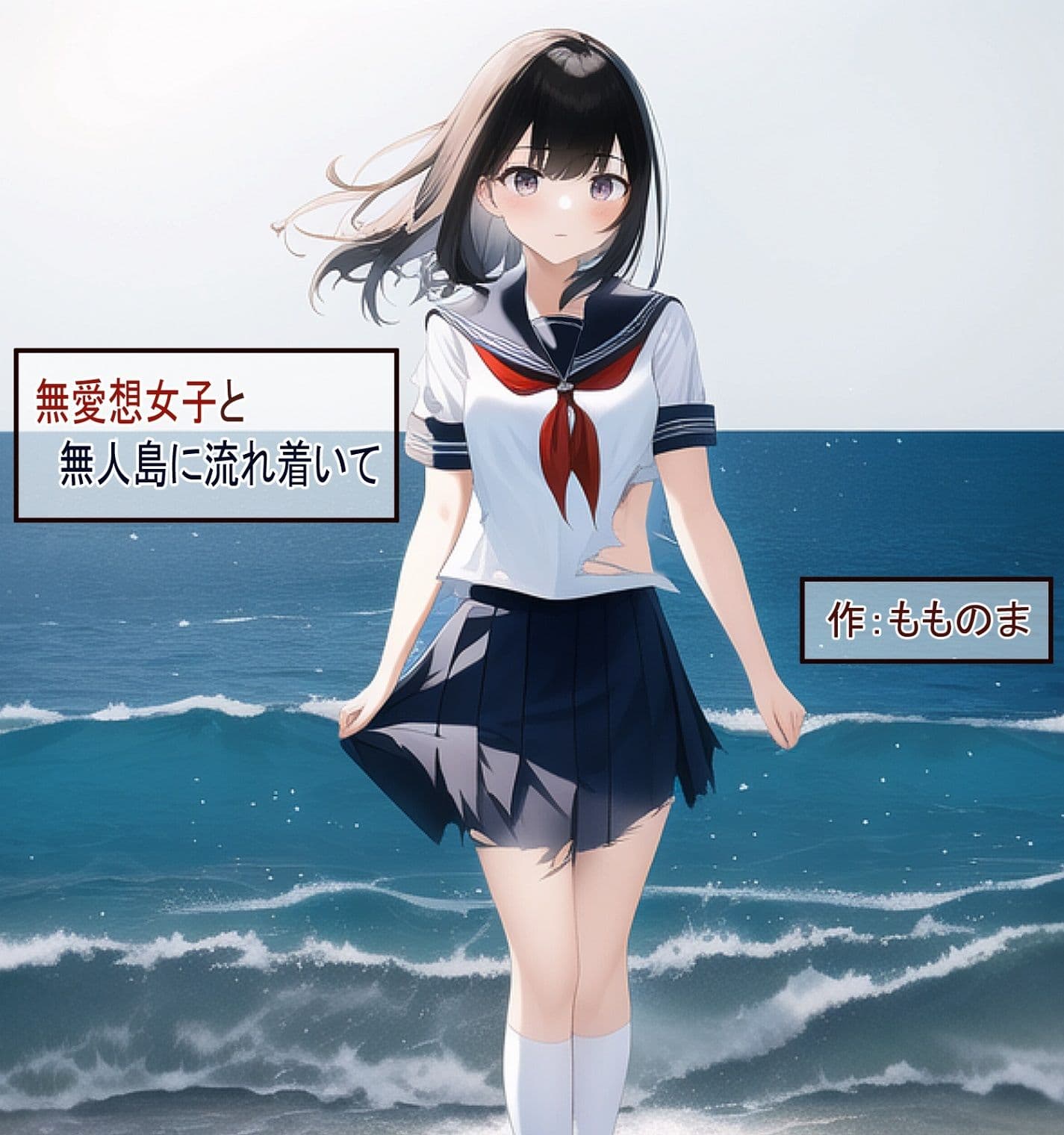 無愛想女子と無人島に流れ着いて サンプル 1