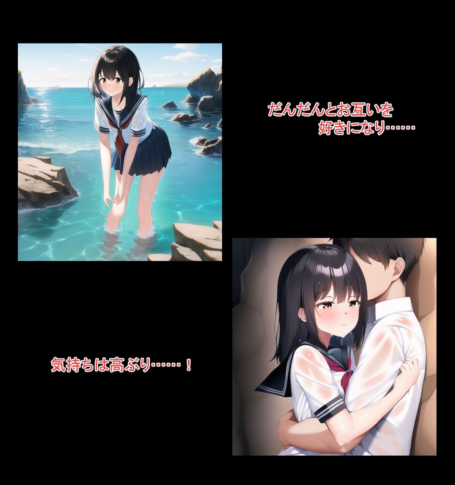 無愛想女子と無人島に流れ着いて サンプル 3