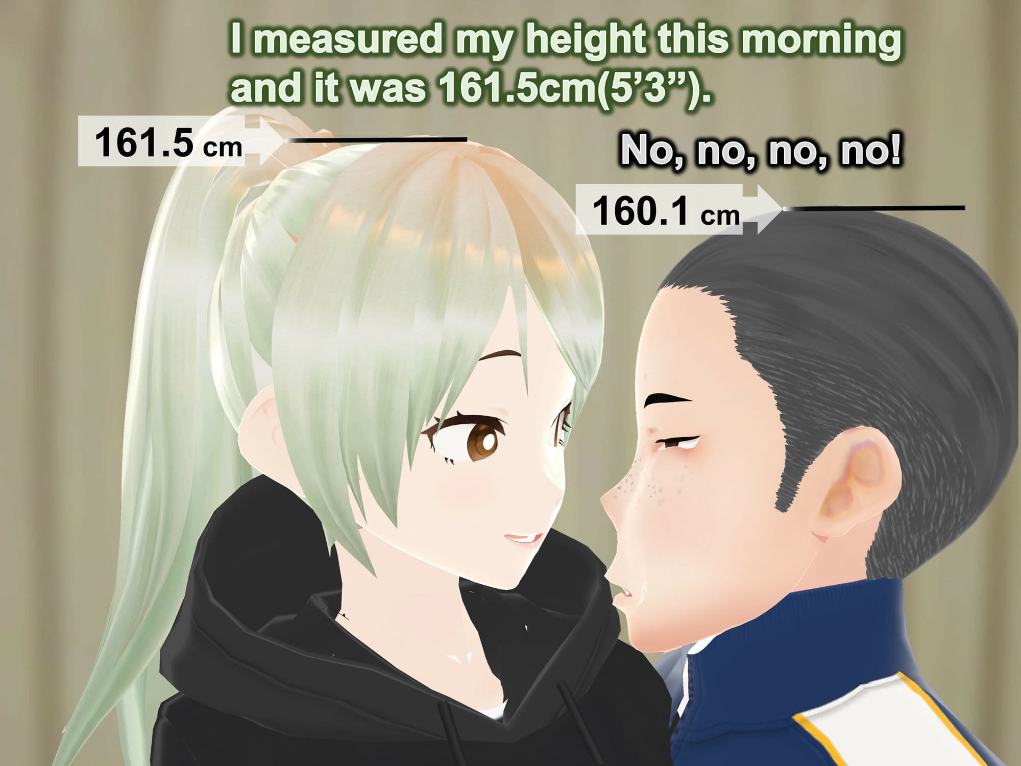 Outgrowing only girls, Overtake boys, Growth sound in cute sisters サンプル 4