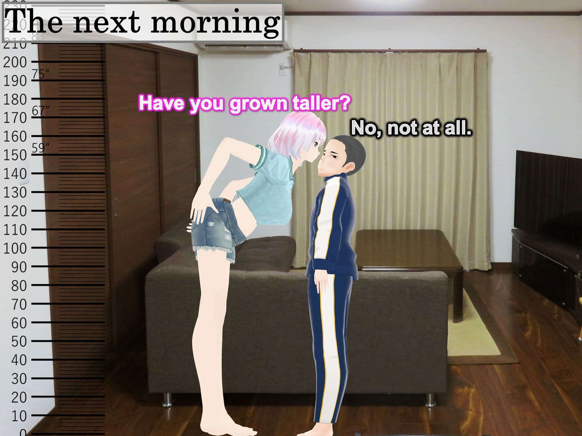 Outgrowing only girls, Overtake boys, Growth sound in cute sisters サンプル 8