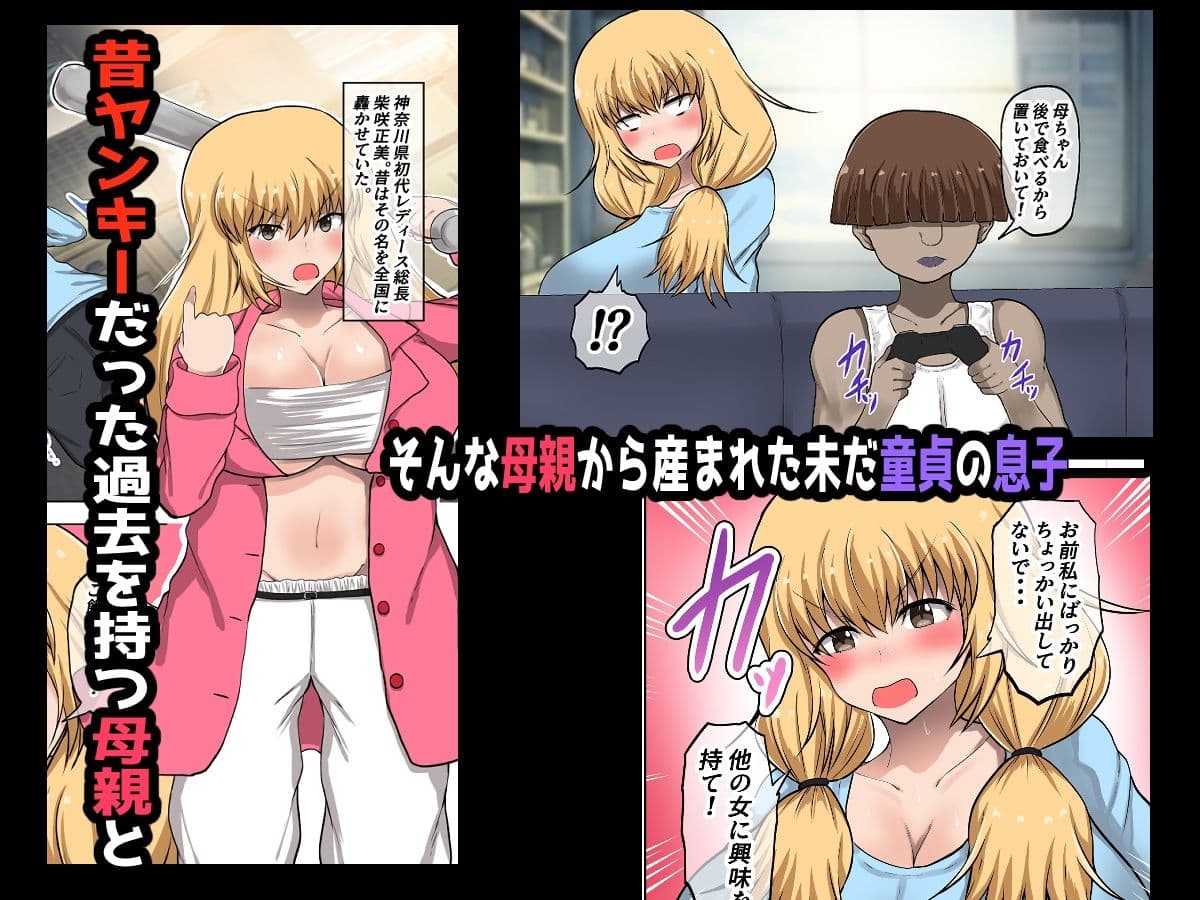 ヤンキー(母親)が夫に隠れて浮気H? サンプル 1