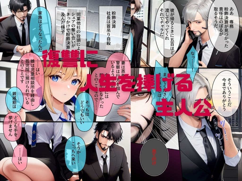 しゃちく・ざ・ふぁっく!〜信じていた社長に裏切られたのでクソ社長を自○に追い込み何も知らない娘を養子に取ってじっくりと俺好みに教育。真実を暴露しながら復讐わからせ愉悦セックスしたら精神崩壊メス堕ち性奴●になりました サンプル 1