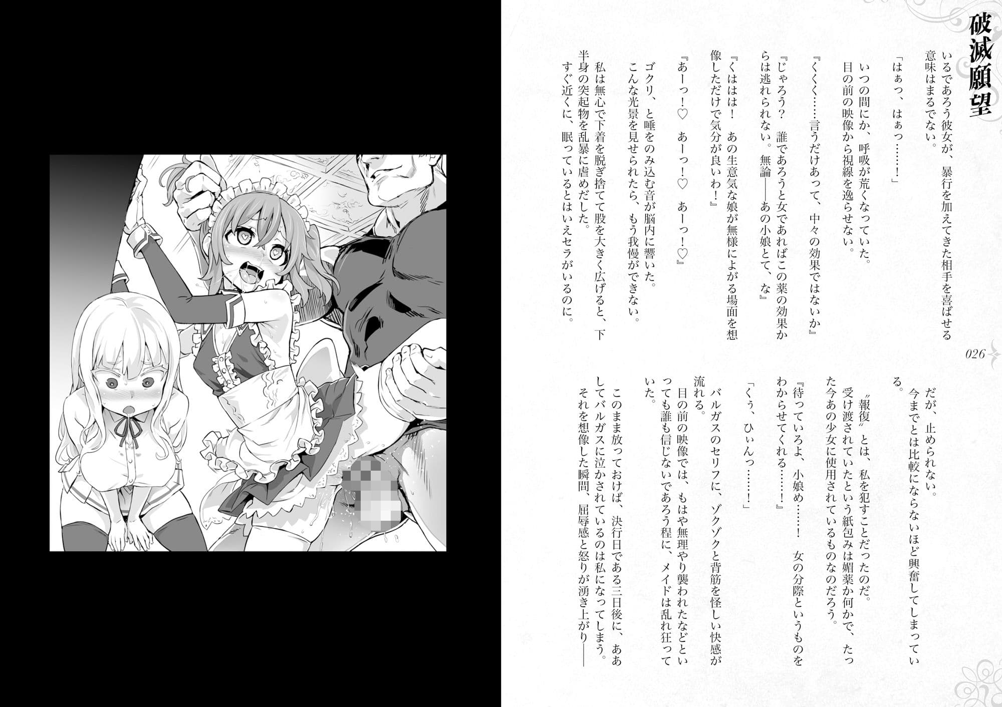 破滅願望〜天才美少女魔術師が自分から犯●れに行く話〜 サンプル 4