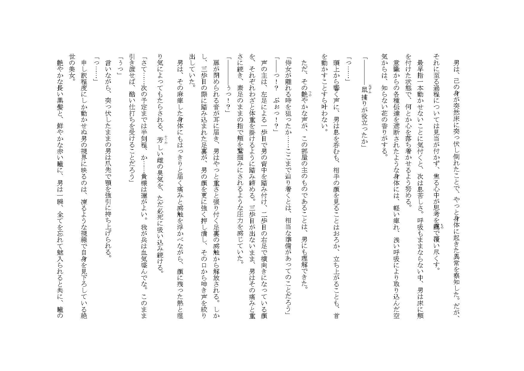 黒髪の姫に嫐られる話 サンプル 3