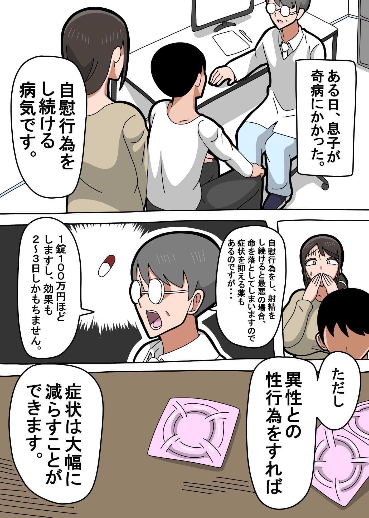 息子が病気になりました。 サンプル 1