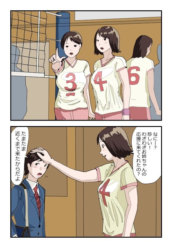 【近親相姦体験】女子バレー部183cmの姉を眠らせてヤってしまったけど後悔していない サンプル 1