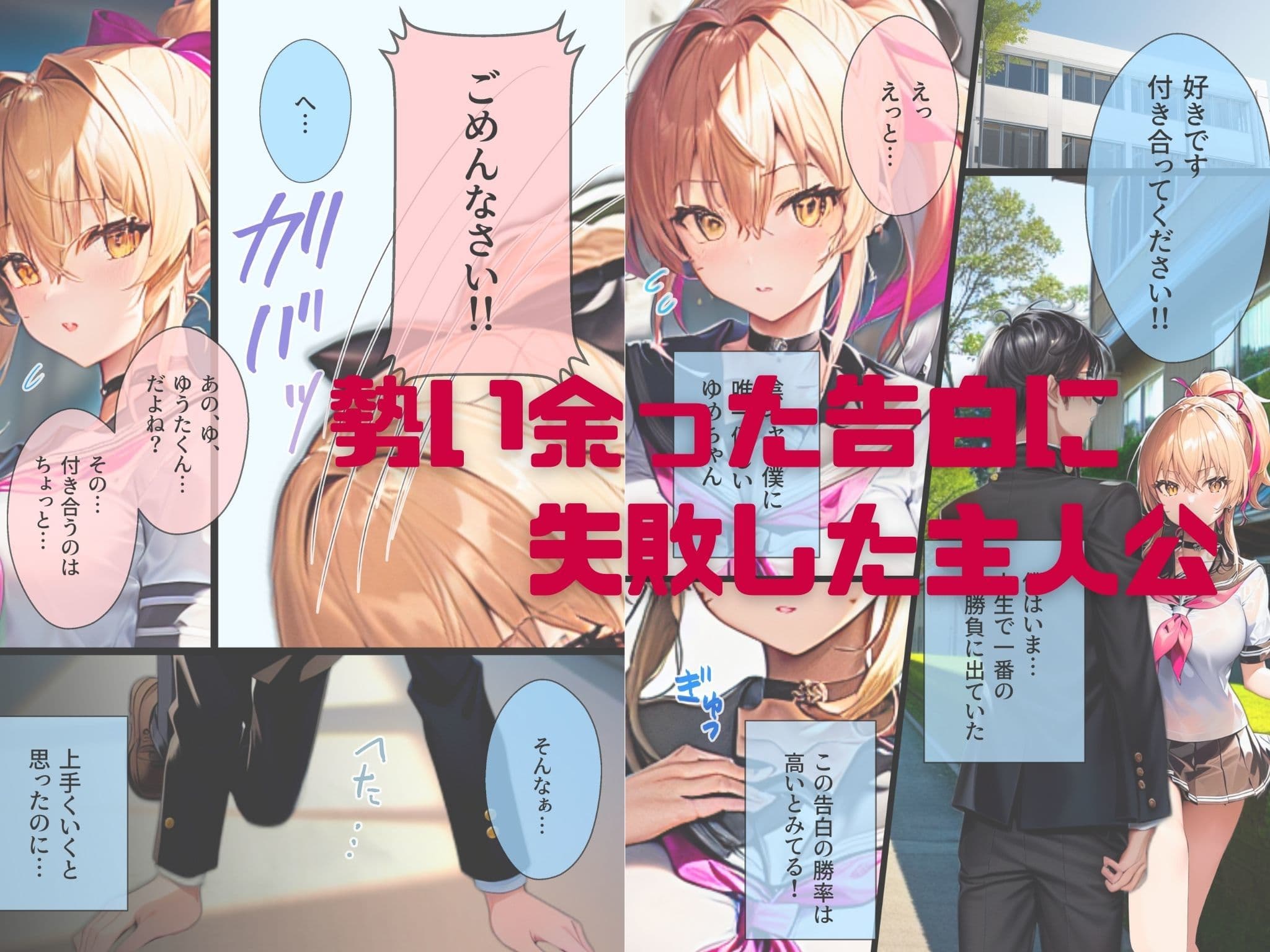 ぼっち・ざ・ふぁっく！〜陰キャの俺に声をかけてくれた陽キャ美少女に告白したら断られたんだけどお金を払ったらヤらせてくれる処女ビッチだったのでお金とチンポでDV彼氏から寝取ってあまあま両想いメス堕ちえっちします サンプル 1