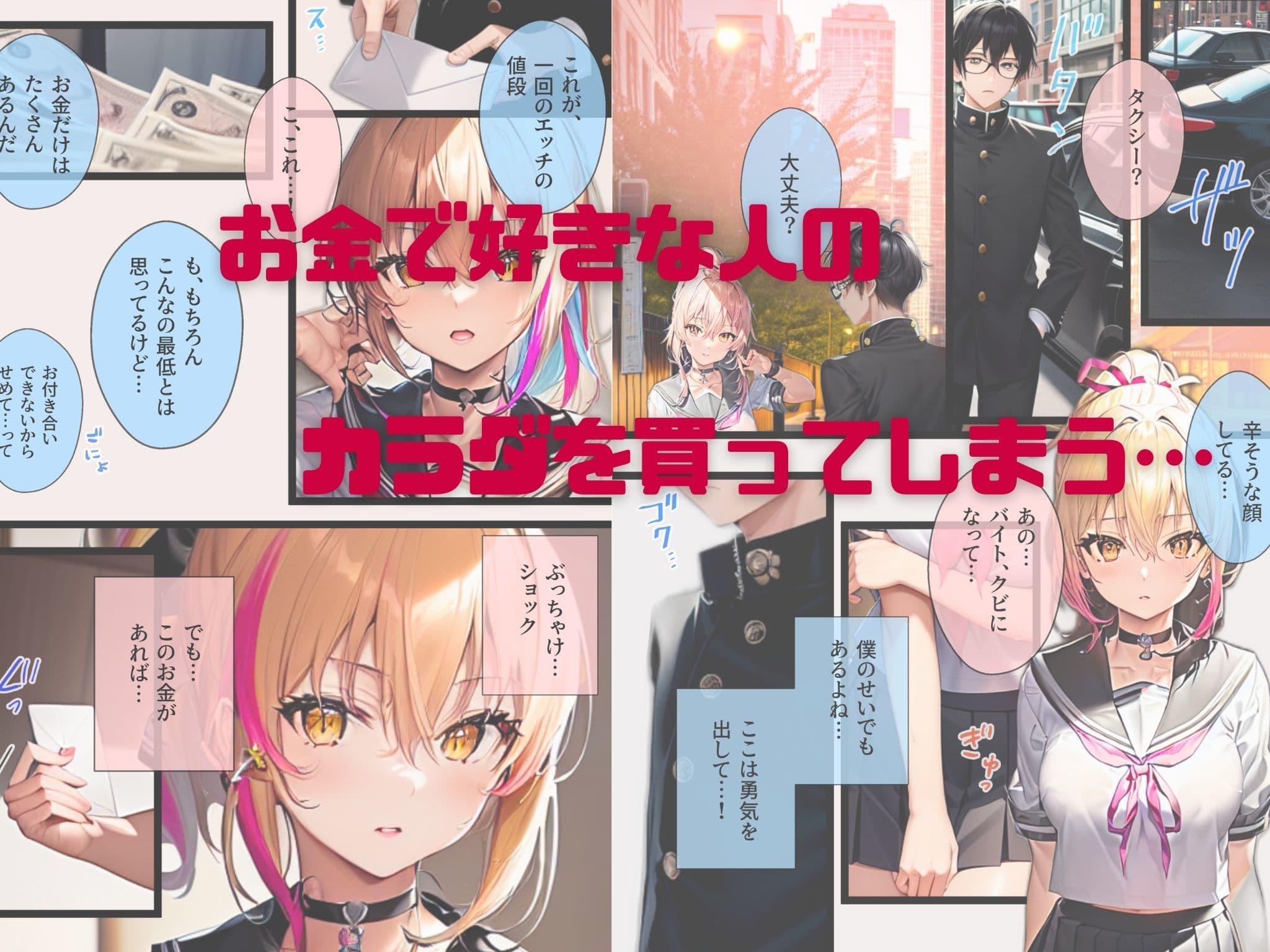 ぼっち・ざ・ふぁっく！〜陰キャの俺に声をかけてくれた陽キャ美少女に告白したら断られたんだけどお金を払ったらヤらせてくれる処女ビッチだったのでお金とチンポでDV彼氏から寝取ってあまあま両想いメス堕ちえっちします サンプル 5