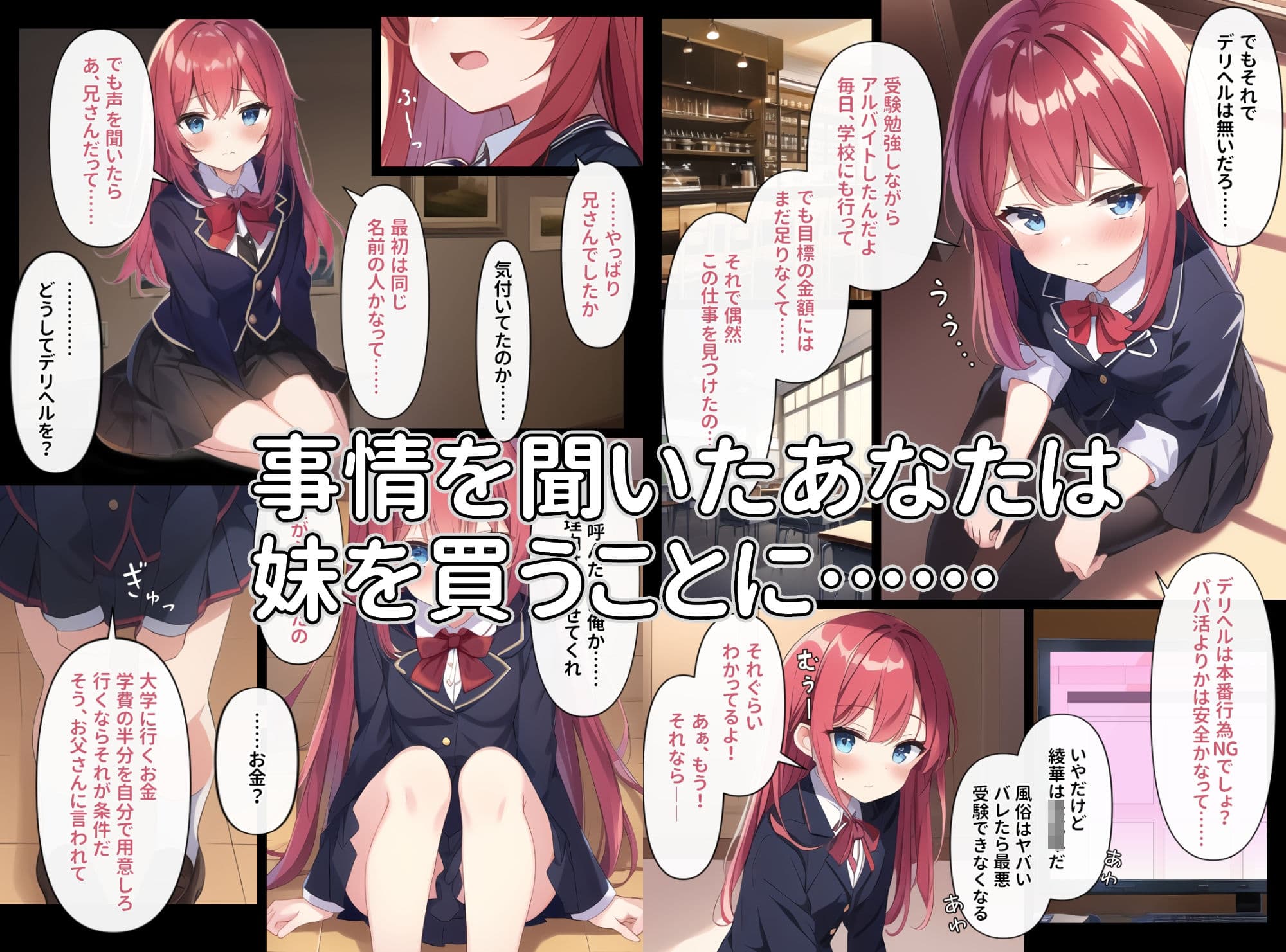 妹コスプレ×デリバリー〜デリベルを呼んだら妹が来た話〜 サンプル 3