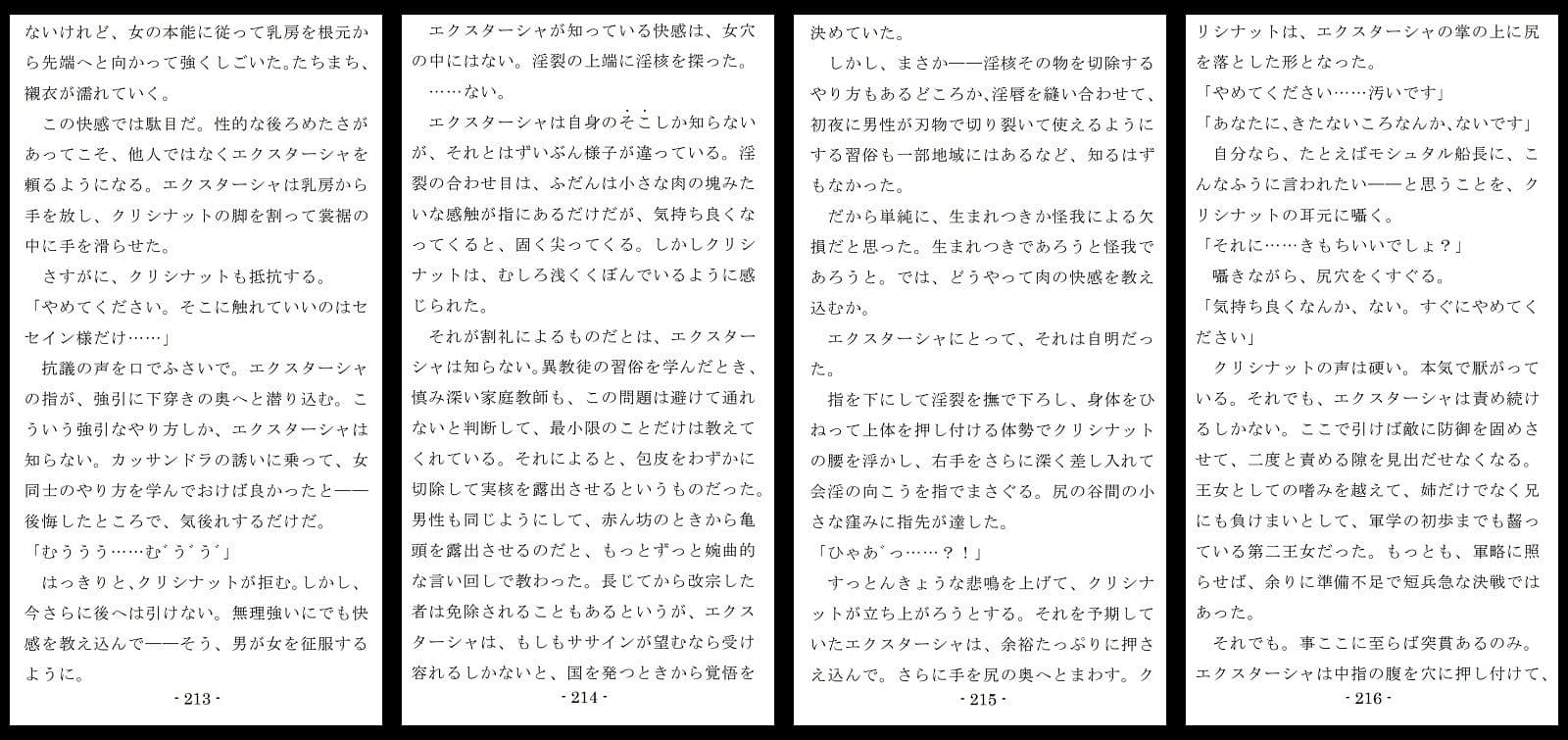 生贄王女と簒奪侍女（前編） サンプル 9