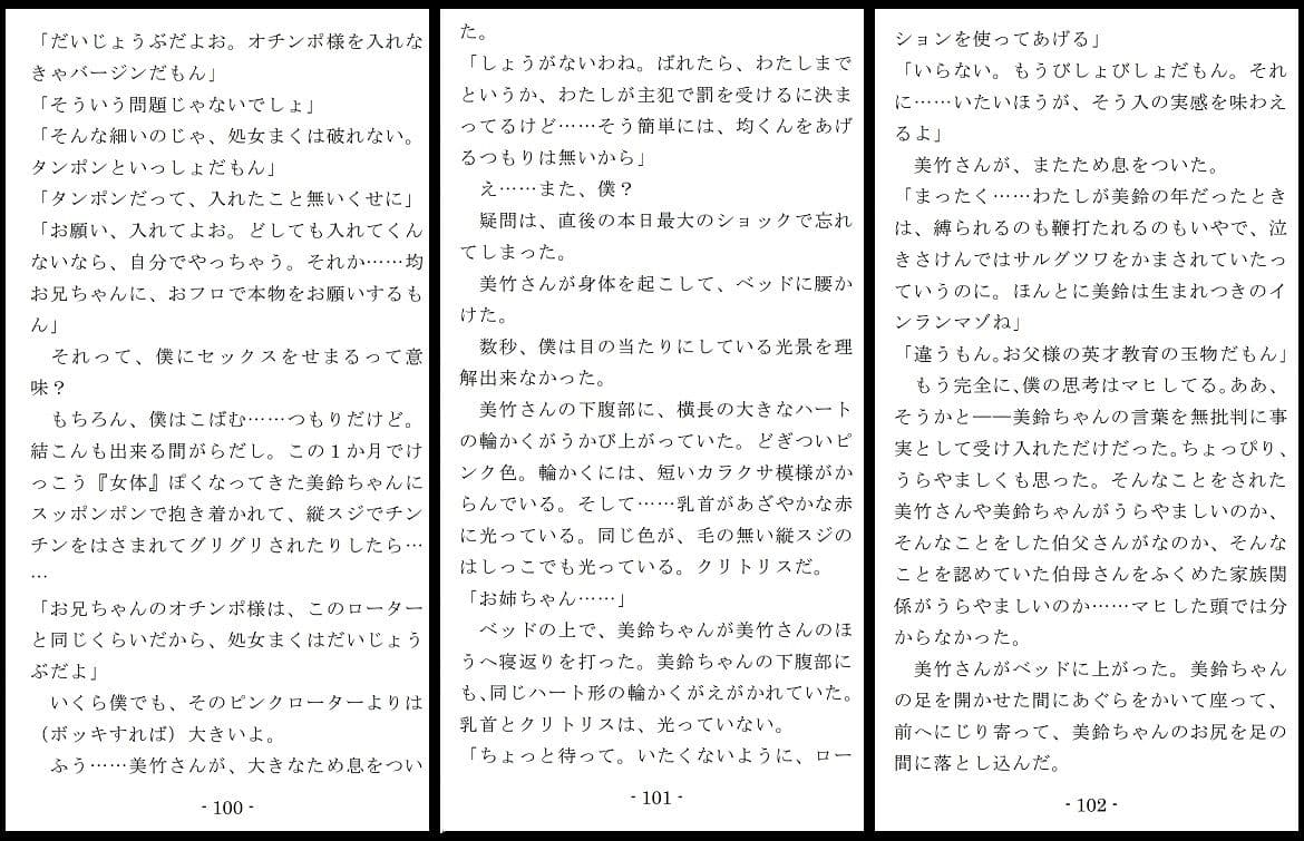 女神様と王女様といとこの（下）僕 サンプル 10