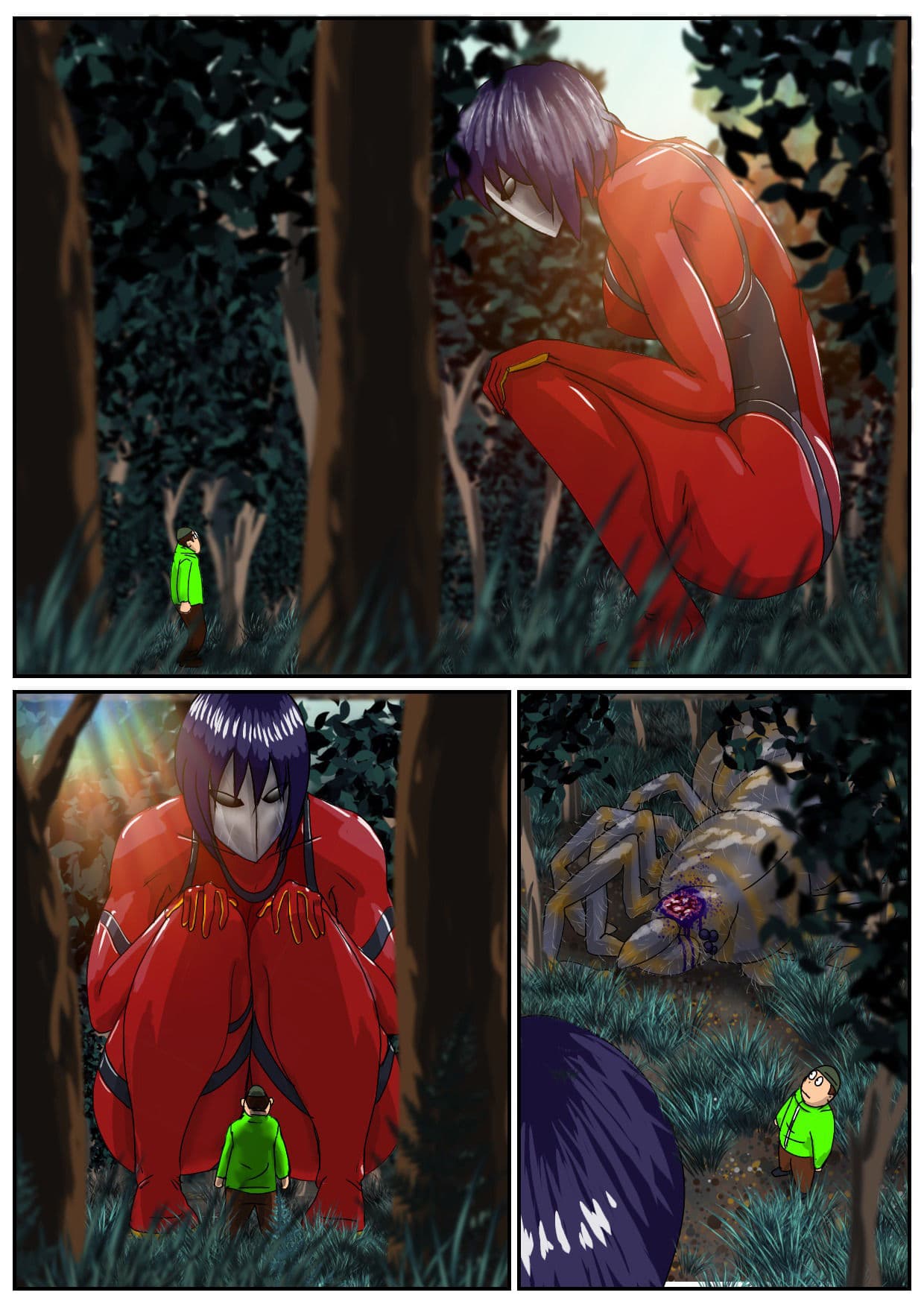 巨大ヒロイン怪奇譚 異形の女神 土蜘蛛之章 サンプル 5