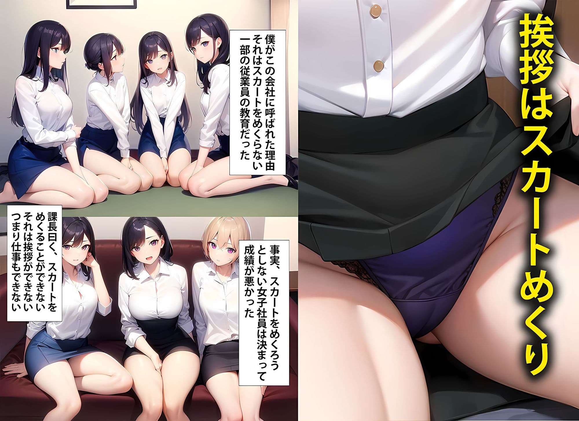 【驚愕 前編】僕の働いている会社のOL女子社員達はパンチラ見せて成績上げてくるのでガチで不思議 サンプル 1