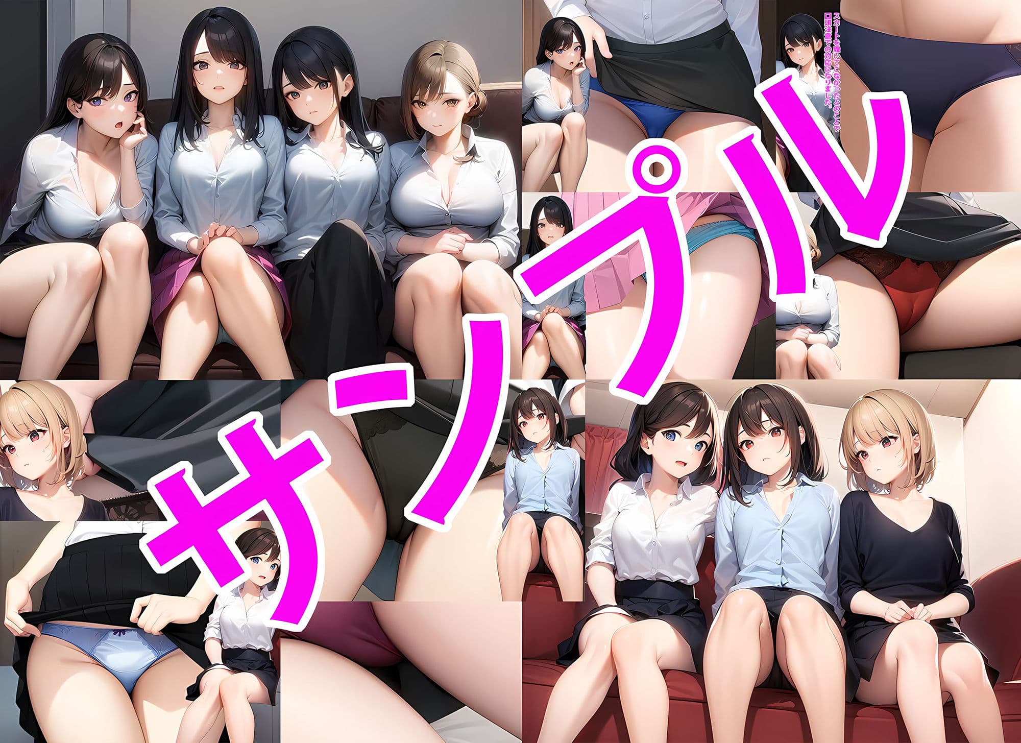 【驚愕 前編】僕の働いている会社のOL女子社員達はパンチラ見せて成績上げてくるのでガチで不思議 サンプル 6