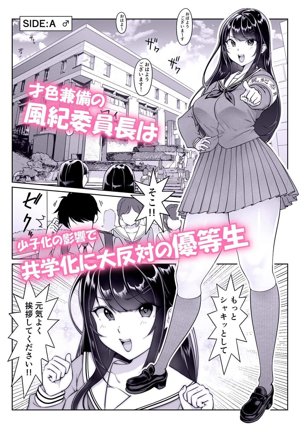 匿名性交BOX ＃1風紀委員長 サンプル 2