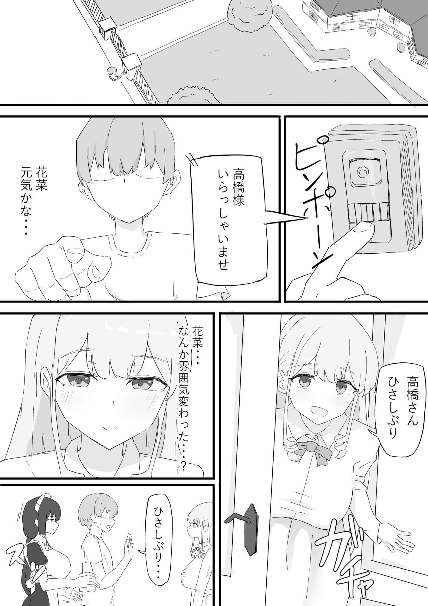 お嬢様とメイドを許嫁に取られておこぼれエッチする話 サンプル 6