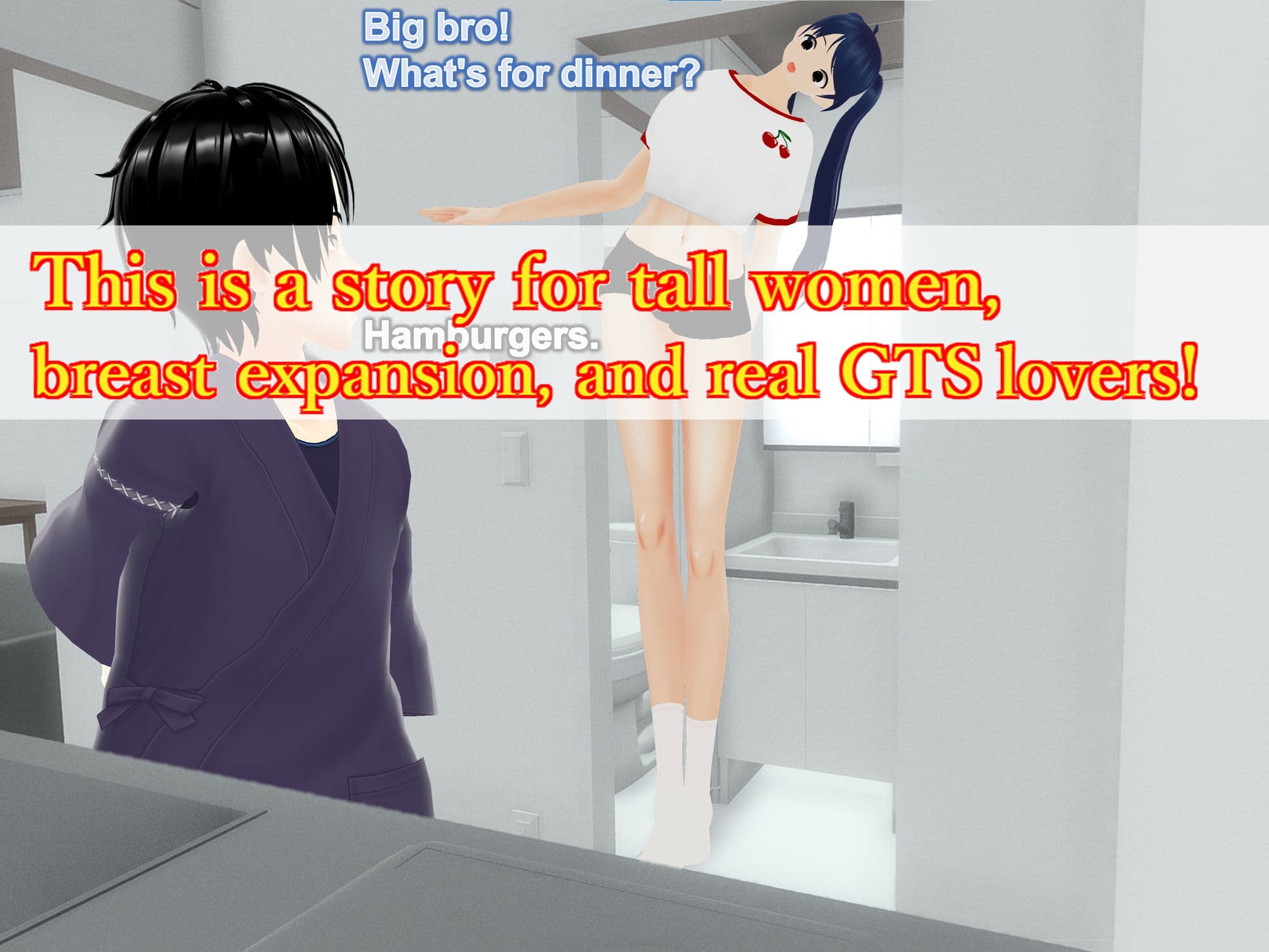 Only girls overgrow boys. Growth sound. Love rival Arc サンプル 3