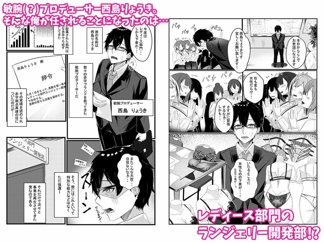 今日からレディース下着ブランドのプロデューサーを任されました。 サンプル 1