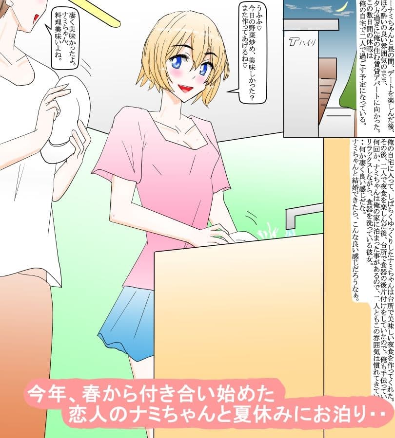 大学生の彼女と久しぶりにお泊りします！ サンプル 1