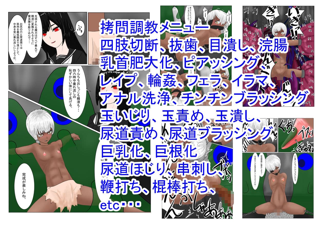 亡国ダークエルフ（♂）の末路 サンプル 2