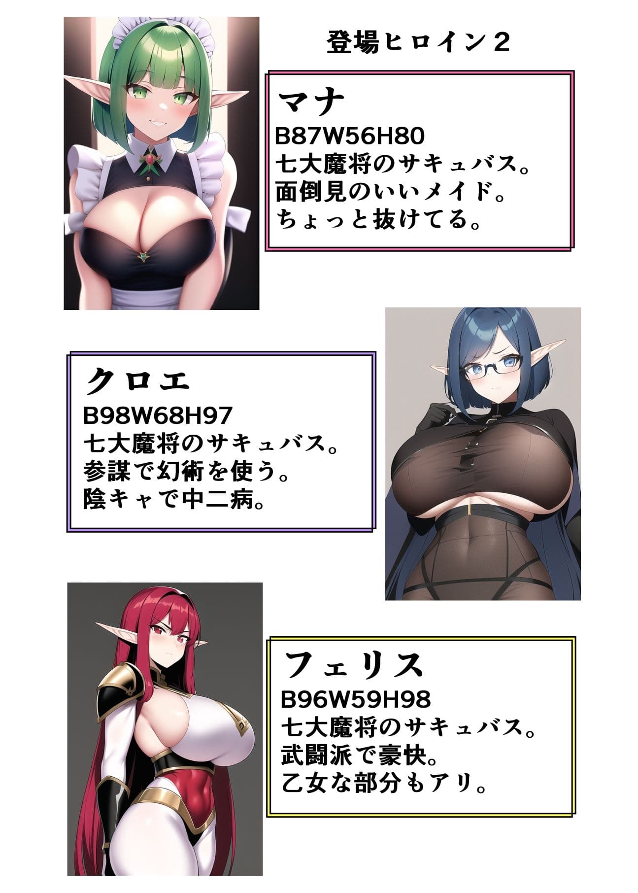 メスガ●サキュバスをわからせエロバトルでハーレムを作る話 サンプル 2