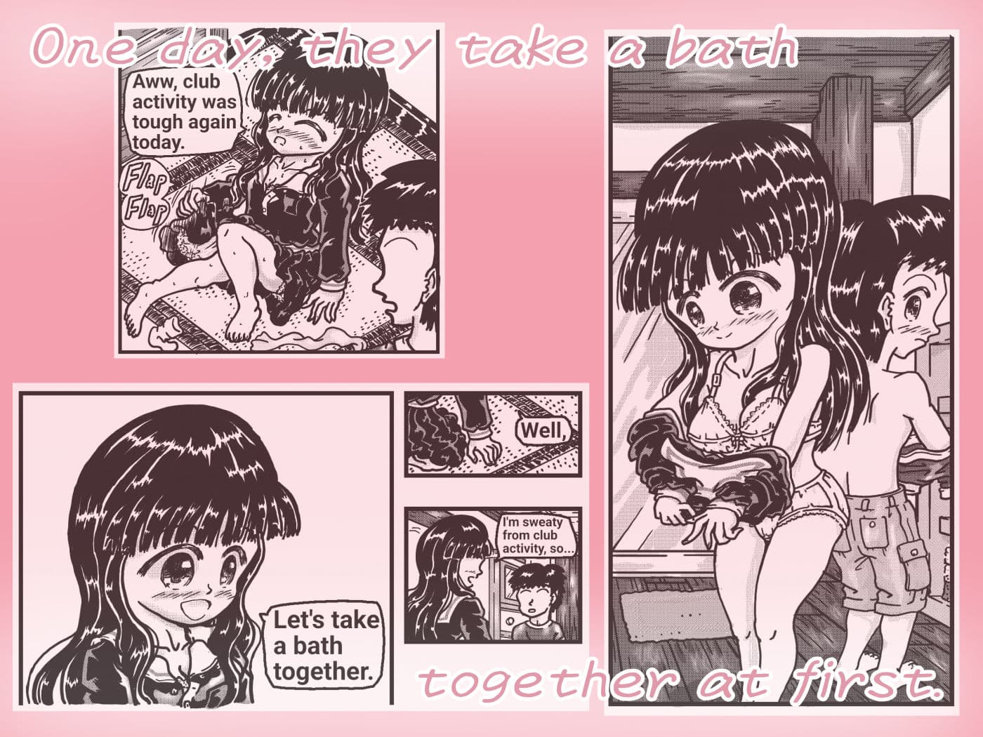 Bathing with Onee-chan-in-law サンプル 2
