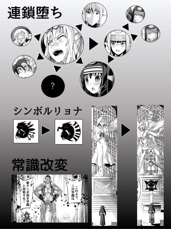 神聖王国の堕落 オークに敗北改変されたエルフたち サンプル 2