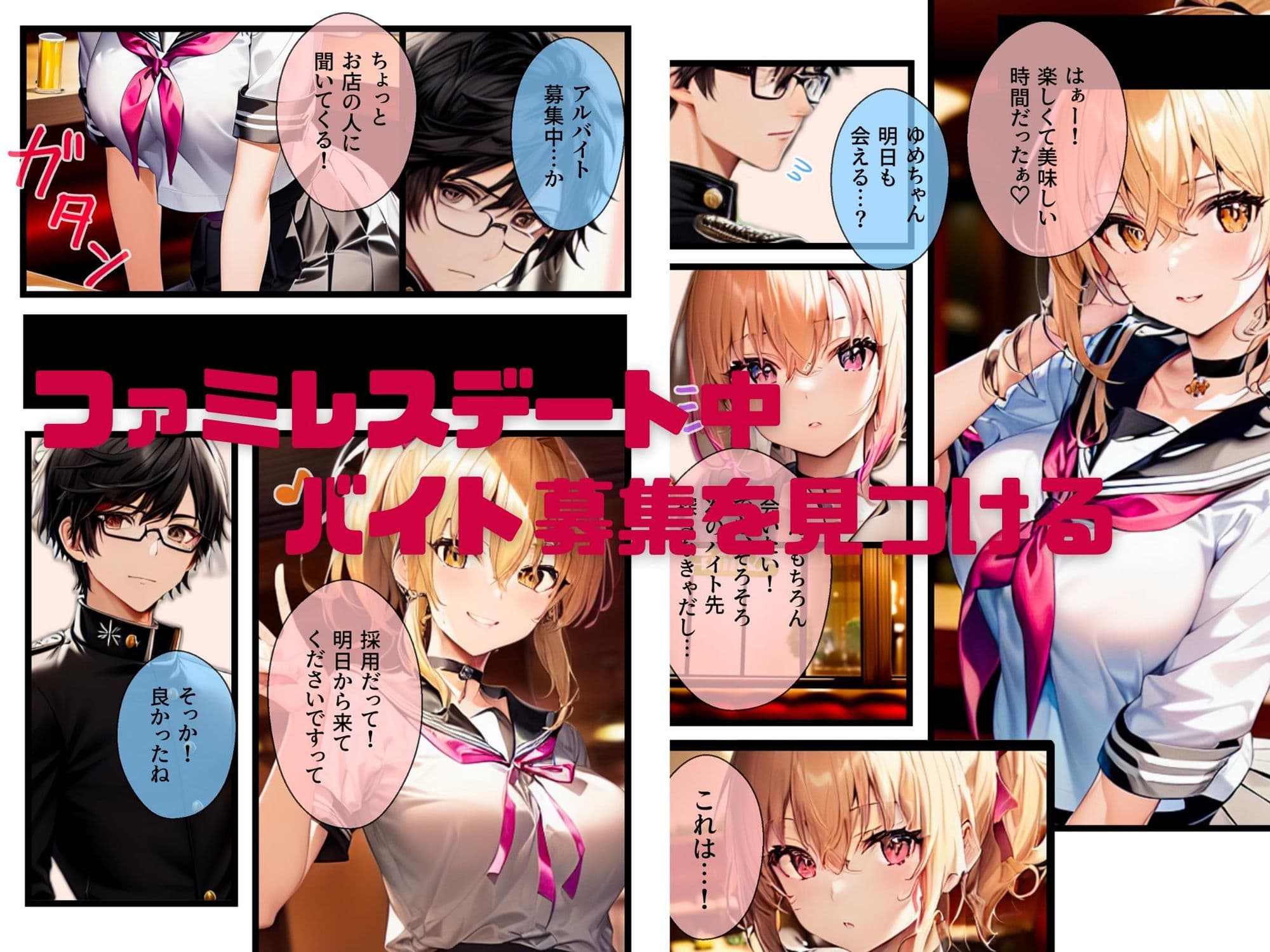 ぼっち・ざ・ふぁっく！2〜彼女になった陽キャ美少女処女ビッチとらぶらぶファミレスデート！でもそこでバイトを始めた彼女が屈強な店長に狙われて寝取られたのでやっぱりビッチでした サンプル 3