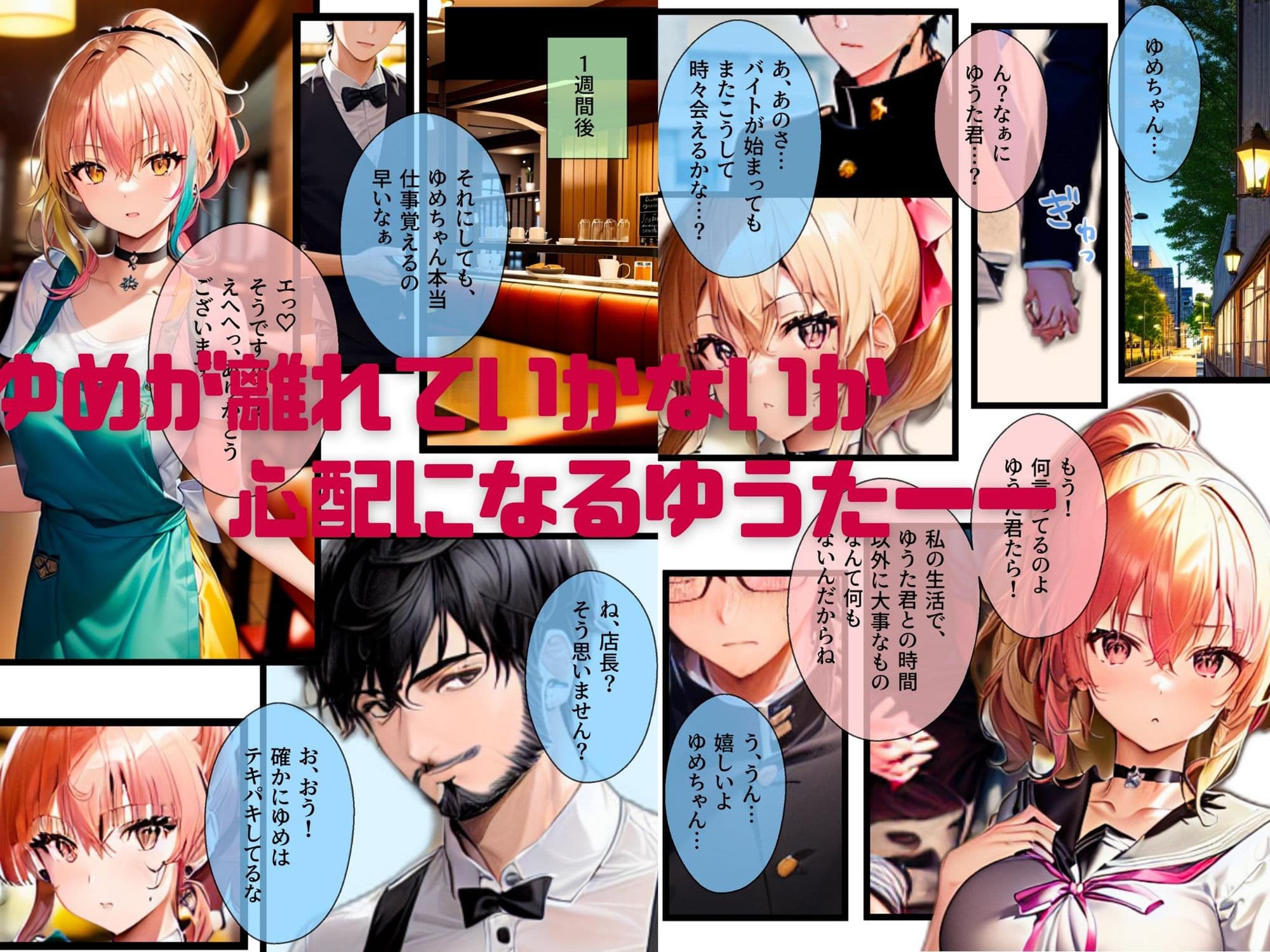 ぼっち・ざ・ふぁっく！2〜彼女になった陽キャ美少女処女ビッチとらぶらぶファミレスデート！でもそこでバイトを始めた彼女が屈強な店長に狙われて寝取られたのでやっぱりビッチでした サンプル 4