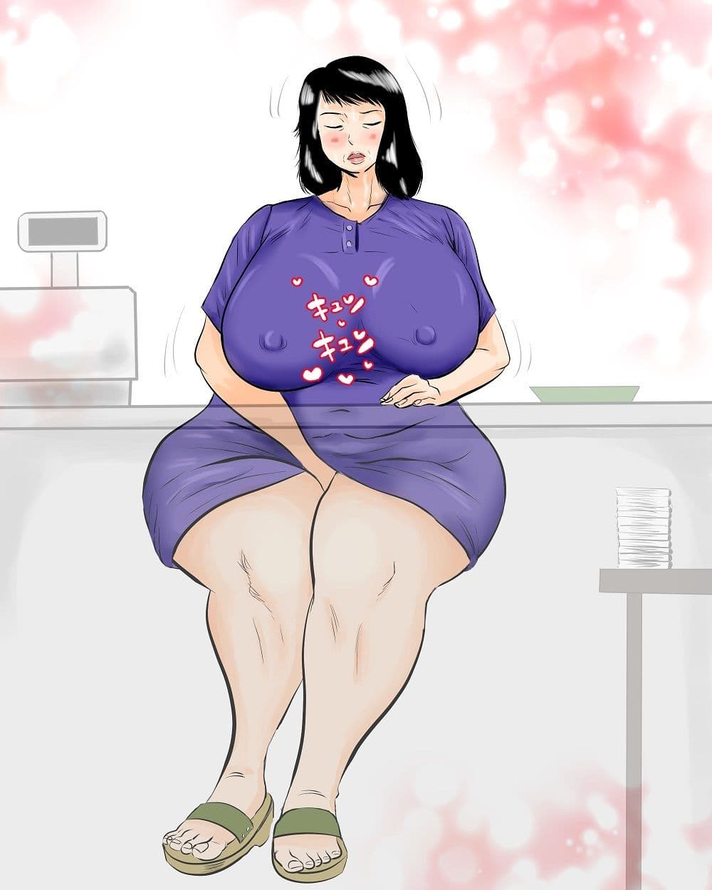 近所の本屋のおばさん サンプル 7