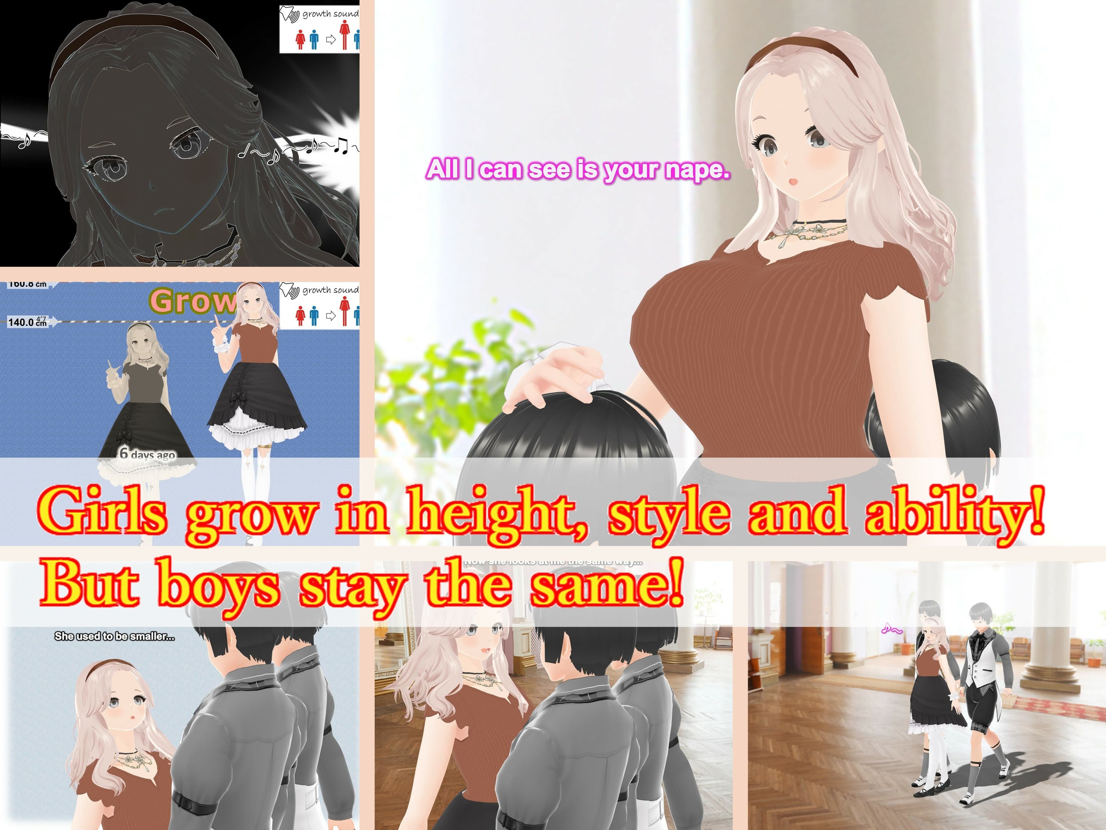 Outgrowing only girls， Overtake boys， Growth sound. Mademoiselle Arc サンプル 1