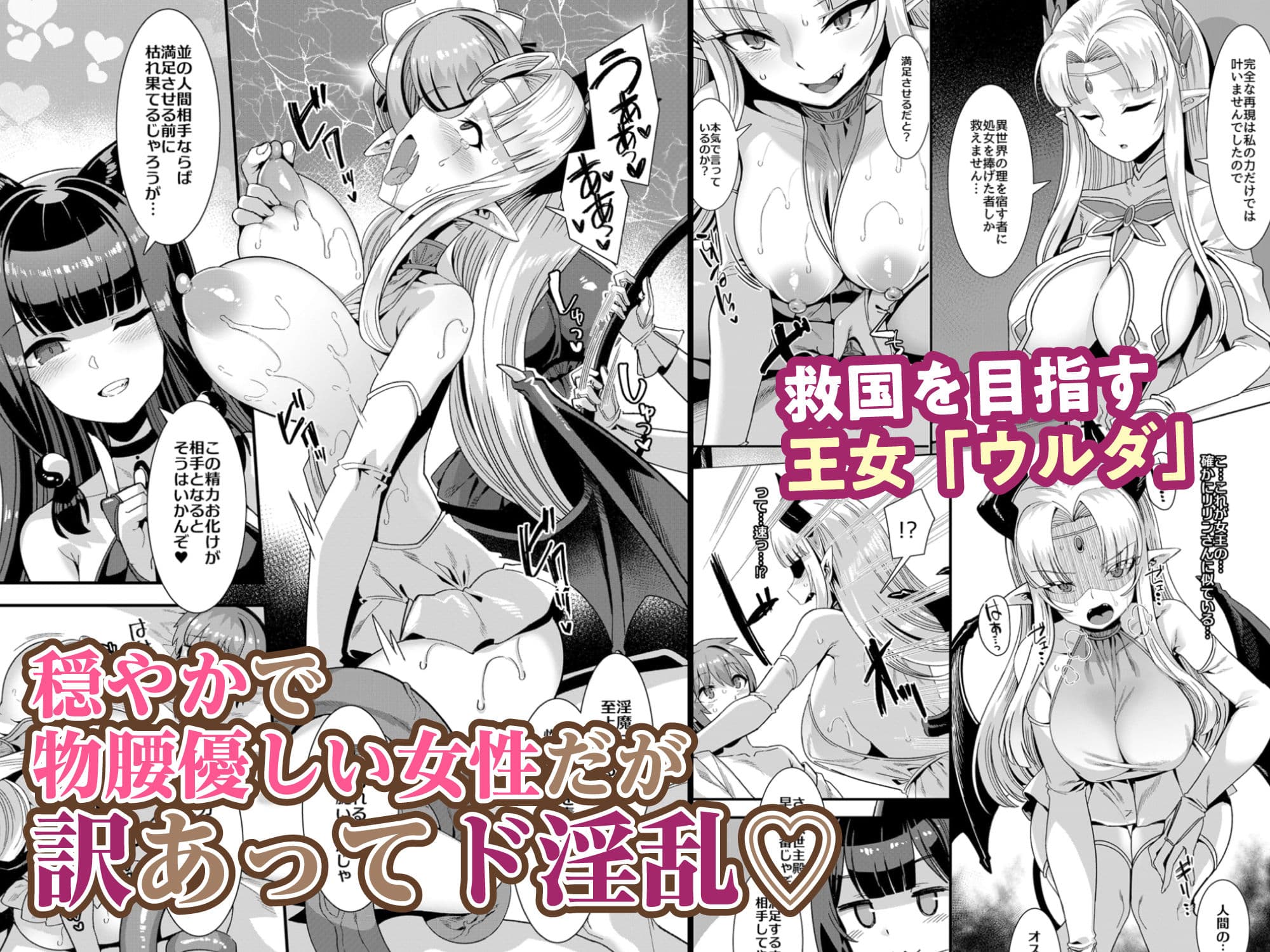 王女と姫騎士をパーティーで籠絡して世継ぎを作って亡国を救うためにハーレムエッチ 〜男が産まれない異世界へ召喚された俺がヒロインを充てがわれて子作りエッチ5〜 サンプル 2