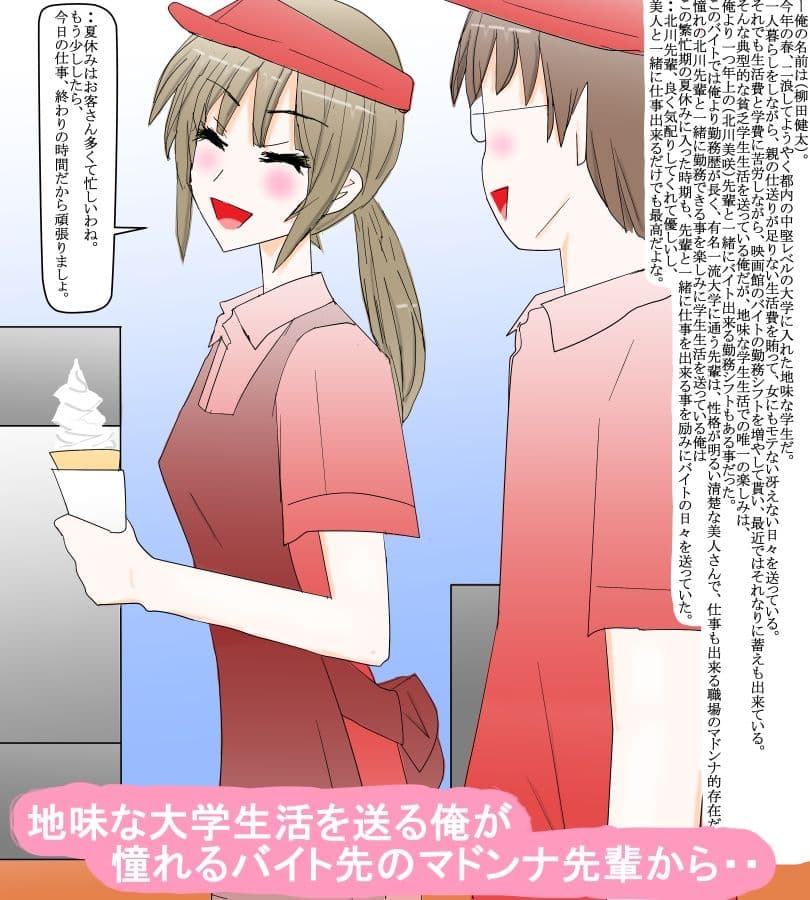 地味な大学生活を送る俺がマドンナ先輩と出会って・・ サンプル 1